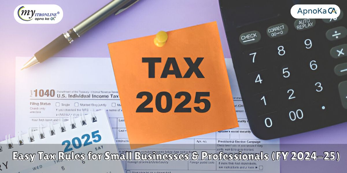 Easy Tax Rules for Small Businesses & Professionals (FY 2024-25)