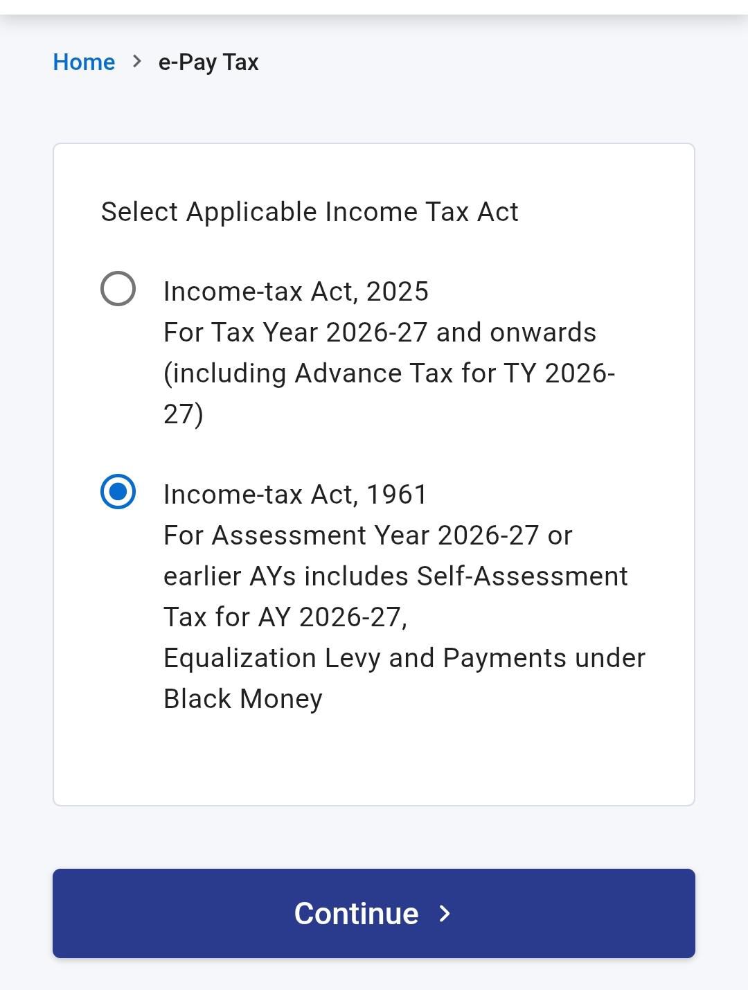 Income Tax Act Update 2026